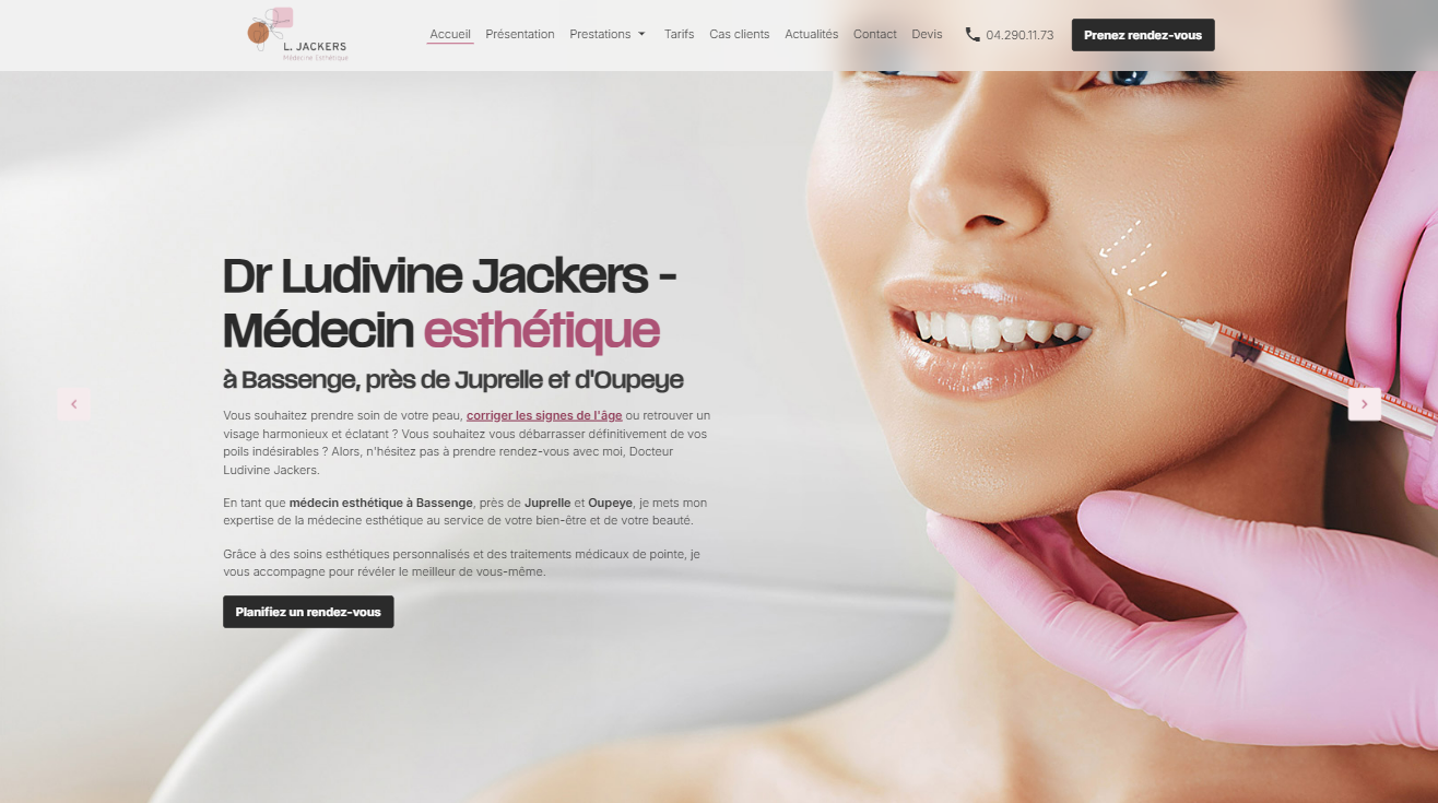 Ludivine Jackers esthétique