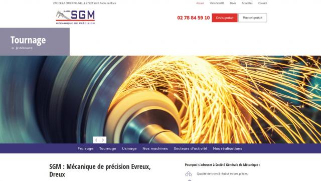 SGM Mécanique de précision