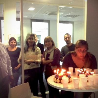 Une collaboratrice Axecibles fête ses 10 ans dans l'entreprise.