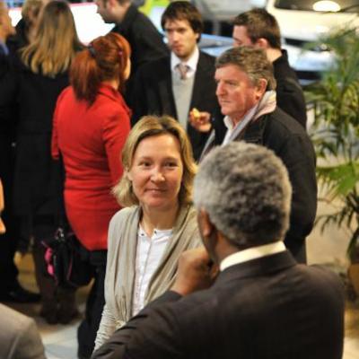 Carole Montillet présente son nouveau véhicule Axecibles 