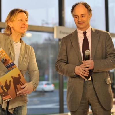 Carole Montillet présente son nouveau véhicule Axecibles 