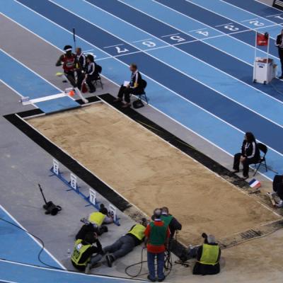 Axecibles aux championnats d'athlétisme elite en salle 2010 