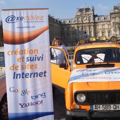 Gauthier et Victor aux couleurs d’Axecibles pour le 4L Trophy !