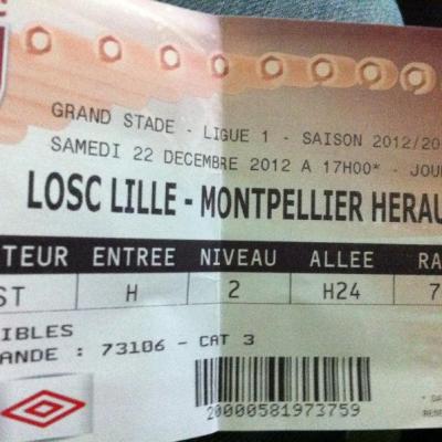 Les collaborateurs d’ Axecibles fêtent Noël au grand stade de Lille, un cadeau de noël d’avance