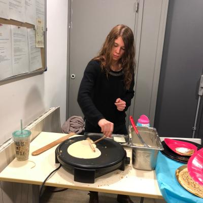 Fête de la chandeleur : Axecibles met la main à la pâte ... à crêpes !