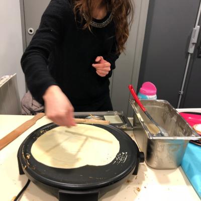 Fête de la chandeleur : Axecibles met la main à la pâte ... à crêpes !