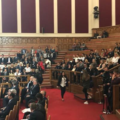 Axecibles reçoit le trophée des victoires de l'apprentissage de l'Académie de Nice