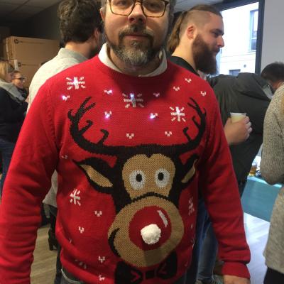 Toutes les équipes d'Axecibles fêtent la fin d'année comme il se doit !