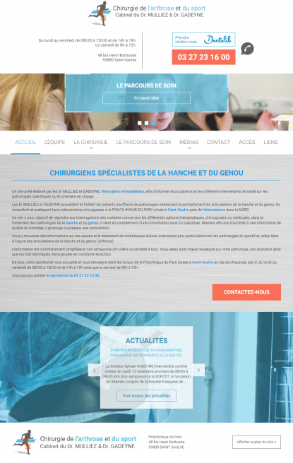 Chirurgie de l'arthrose et du sport Chirurgie de l'arthrose et du sport