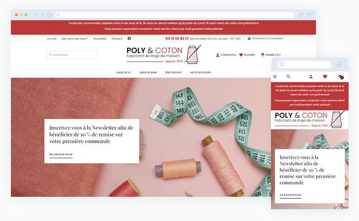 Poly & Coton Poly & Coton