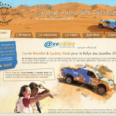 Axecibles, sponsor du Rallye Aïcha de Gazelles
