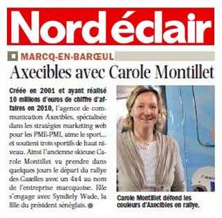 Nord Eclair - Axecibles avec Carole Montillet (12 mars 2011)